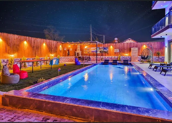 Antalya Kas Kalkan 8 Kisilik Kiralik Villa Ksantos