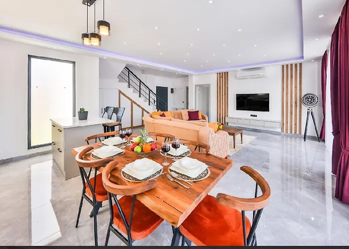 Antalya Kas Kalkan 8 Kisilik Kiralik Villa *